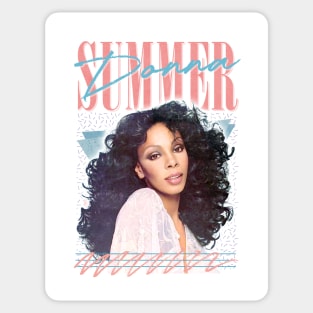 Donna Summer / Retro Style Fan Art Design Sticker